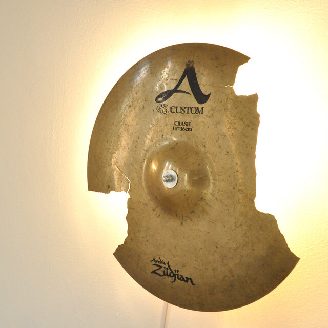 MC Cymbals - Lamps Made by Reusing Broken and Damaged Drum Cymbals