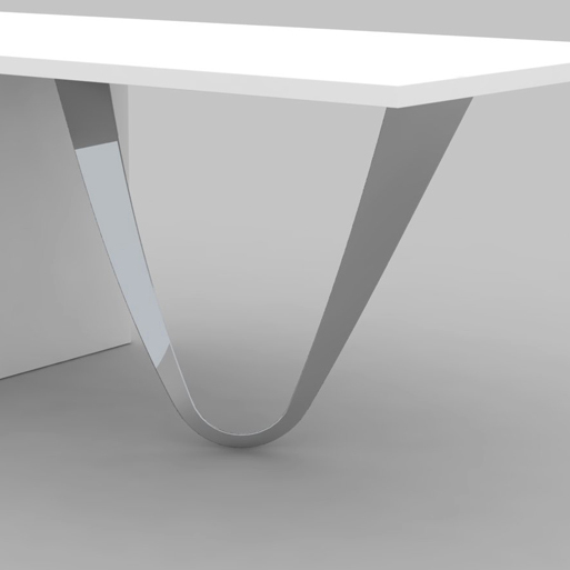 Aluminium solutions for furniture, Table legs for kitchen structure. Designed for FAPAM